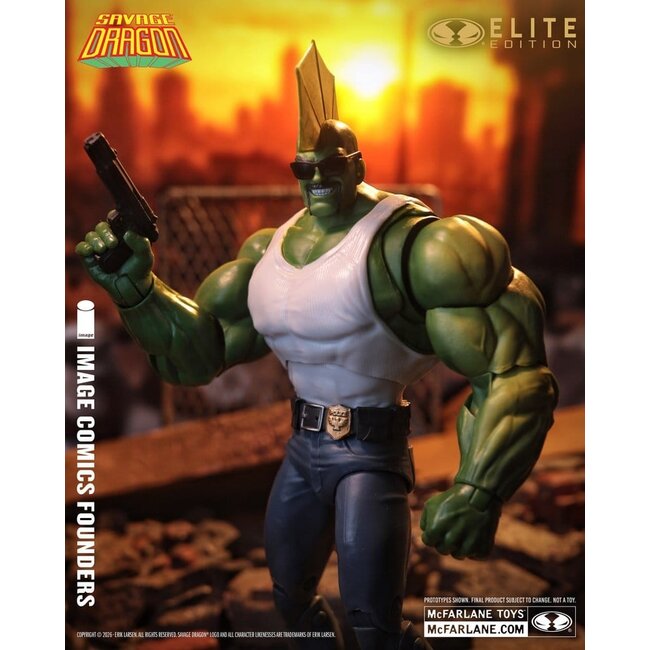 Savage Dragon Image Comics Founders Series McFarlane Elite Edition Action Figure Dragon 20 cm