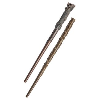 Noble Collection Harry Potter Rollenspiel-Zauberstäbe, 2er-Pack, Harry Potter & Hermine Granger, 31 cm