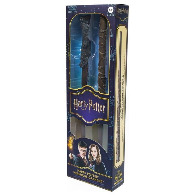 Harry Potter Rollenspiel-Zauberstäbe, 2er-Pack, Harry Potter & Hermine Granger, 31 cm