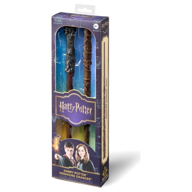Harry Potter Roleplay Replica Wands 2-Pack Harry Potter & Hermione Granger 31 cm