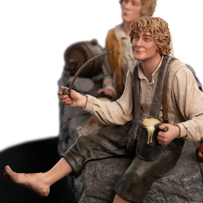 The Lord of the Rings Mini Statue Merry and Pippin 12 cm