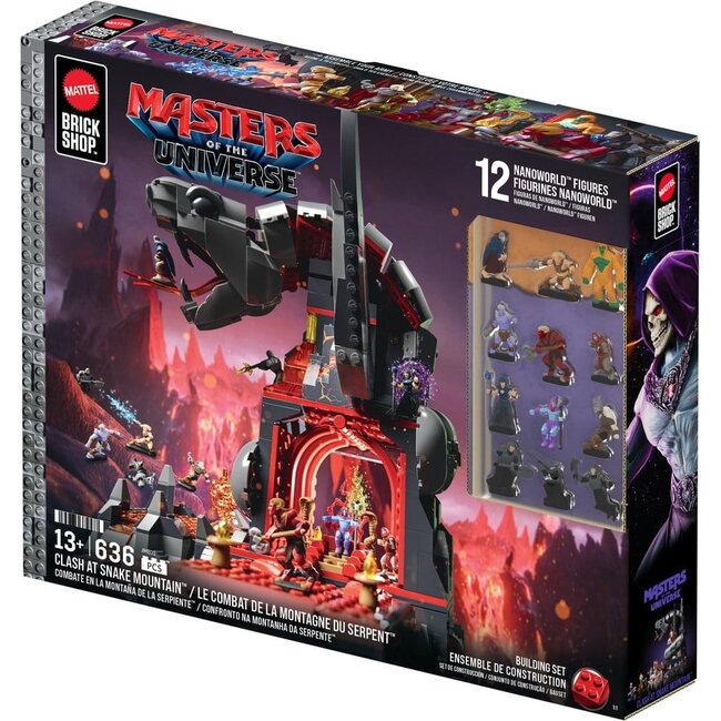 Masters of the Universe Mattel Brick Shop Bauset Schlangenberg