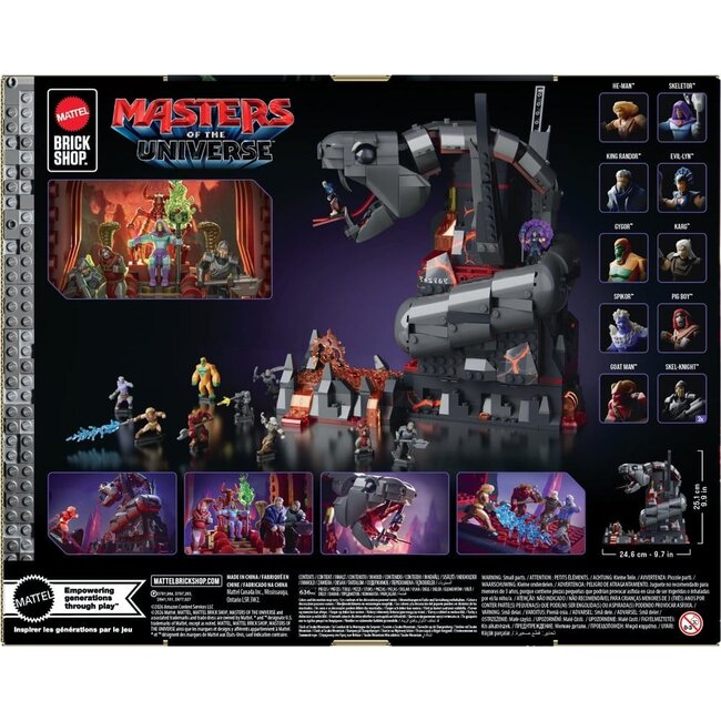 Masters of the Universe Mattel Brick Shop Bauset Schlangenberg