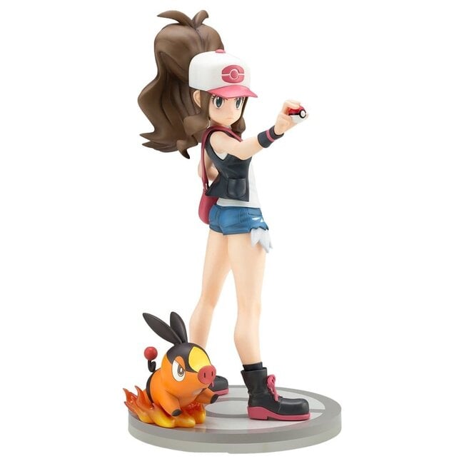 Pokémon PVC-Figur 1/8 Hilda mit Tepig Artfx J 21 cm