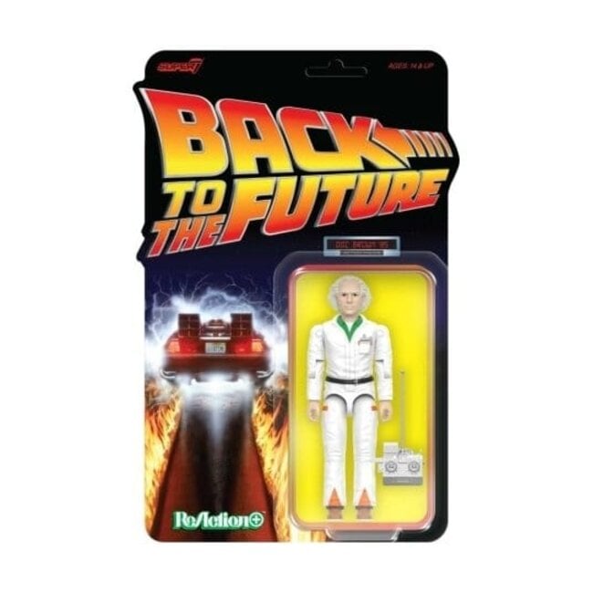 Super7 Back To The Future ReAction+ Action Figure Wave 01 Doc Brown '85