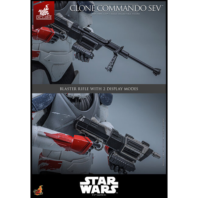 Star Wars: The Clone Wars Television Masterpiece Action Figure 1/6 Clone Commando Sev (Hot Toys Exclusive) 30 cm