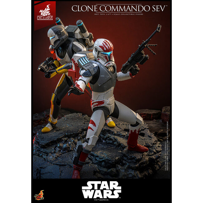 Star Wars: The Clone Wars Television Masterpiece Action Figure 1/6 Clone Commando Sev (Hot Toys Exclusive) 30 cm