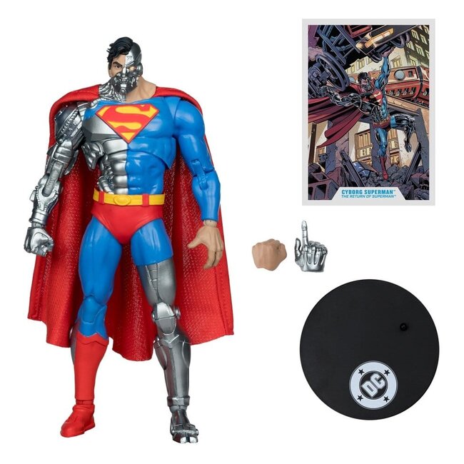 DC Multiverse McFarlane Vault Collection Actionfigur Cyborg Superman (Die Rache der Green Lanterns) 18 cm