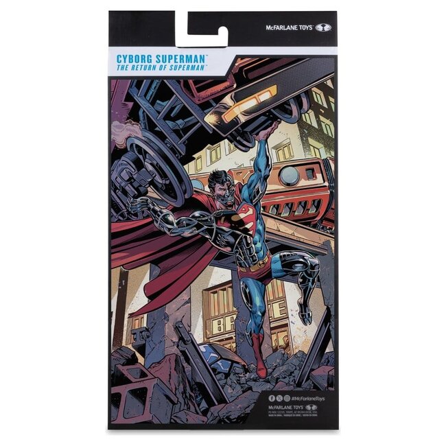 DC Multiverse McFarlane Vault Collection Action Figure Cyborg Superman (Revenge of the Green Lanterns) 18 cm