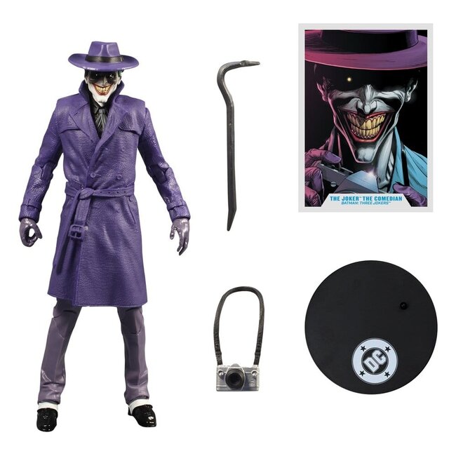 DC Multiverse McFarlane Vault Collection Actionfigur: Der Joker (The Comedian) (Batman: Three Jokers) 18 cm