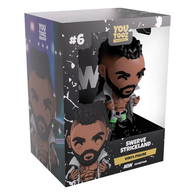 All Elite Wrestling Vinylfigur Swerve Strickland 12 cm