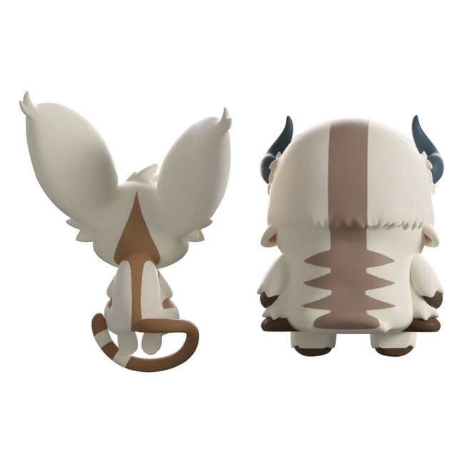 Avatar: Der Herr der Elemente Vinylfiguren Appa und Momo Monitor Buddiez 5 cm