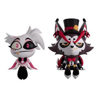 Youtooz Hazbin Hotel Vinylfiguren Angel Dust & Husk Monitor Buddiez