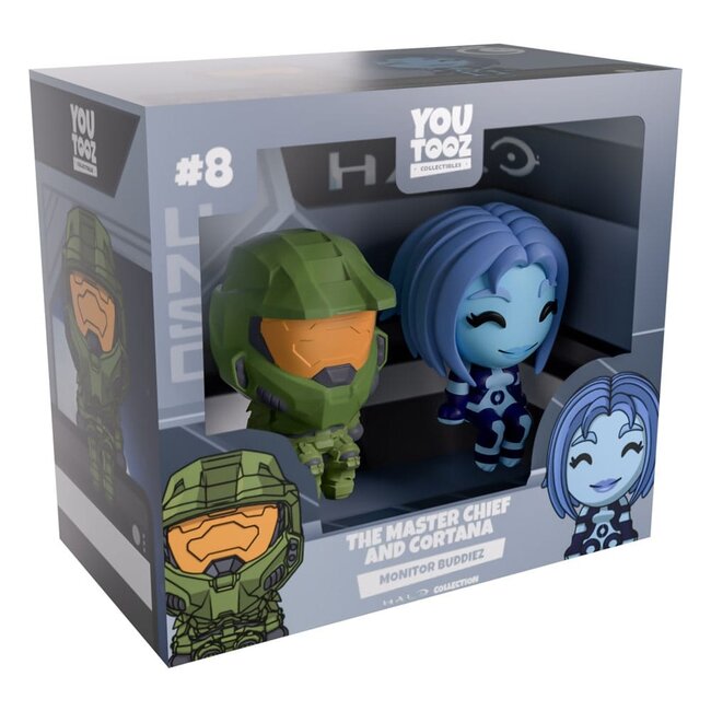 Halo Vinylfiguren: Master Chief & Cortana Monitor Buddiez