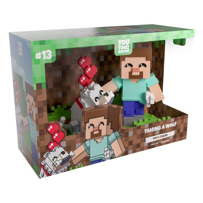 Minecraft Vinylfigur „Wolf zähmt“ (10 cm)