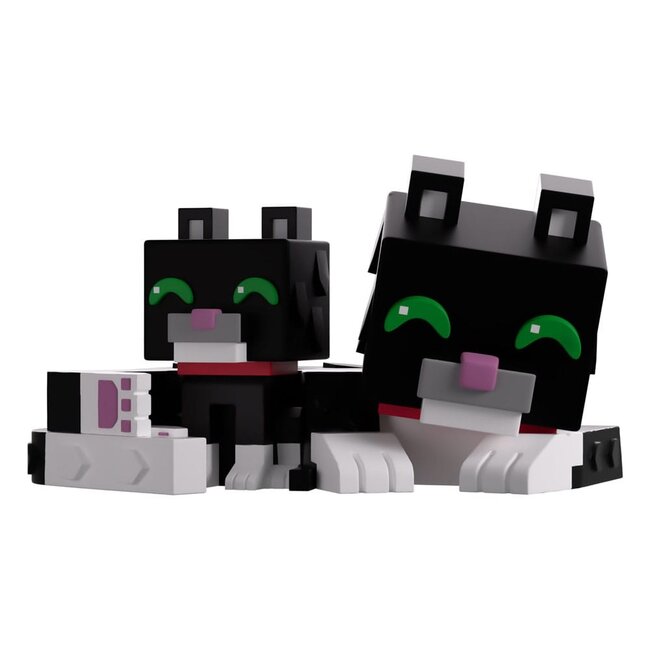 Minecraft Vinylfigur Tuxedo Katze 6 cm