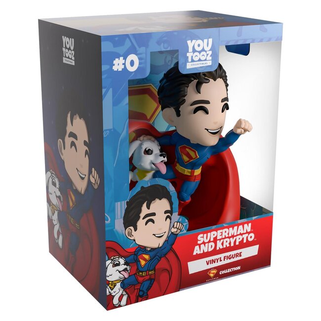 Superman 2025 Vinylfigur Superman & Krypto 13 cm