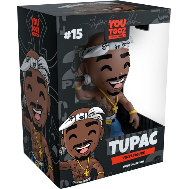 Tupac Shakur Vinylfigur, 11 cm