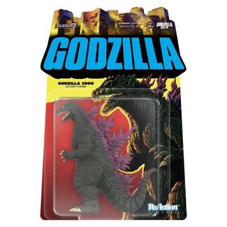 Super7 Godzilla Toho ReAction Actionfigur Godzilla 2000 10 cm
