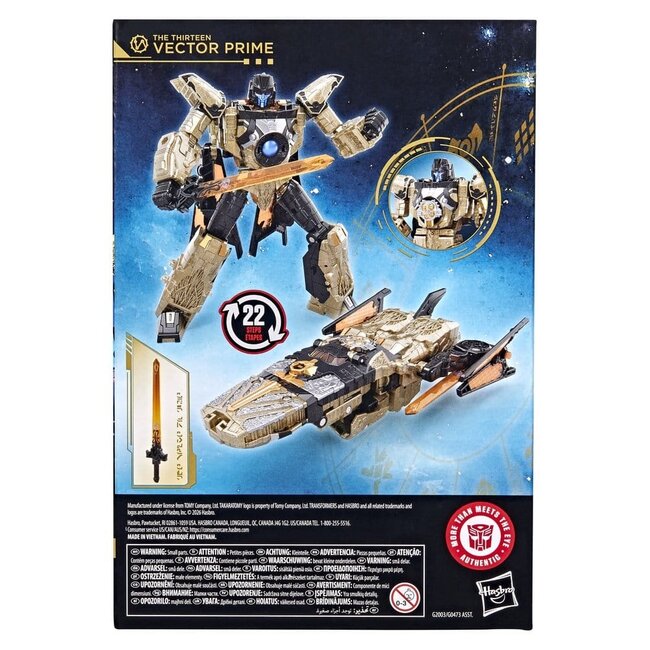 Transformers Age of the Primes Voyager-Klasse Actionfigur The Thirteen Vector Prime 18 cm