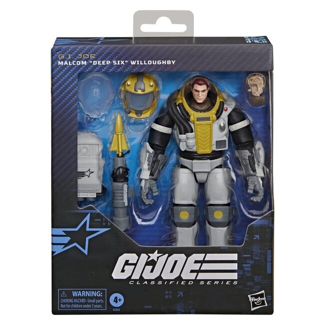 GI Joe Classified Series Deluxe Actionfigur Nr. 206 Malcolm „Deep Six“ Willoughby 15 cm