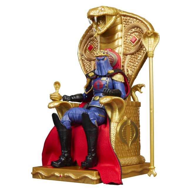 G.I. Joe Classified Series Action Figure Cobra Commander in Dress Uniform & Throne 15 cm