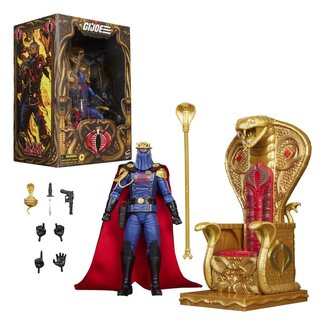Hasbro G.I. Joe Classified Series Action Figure Cobra Commander in Dress Uniform & Throne 15 cm