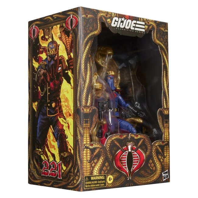 GI Joe Classified Series Actionfigur Cobra Commander in Paradeuniform & Thron 15 cm