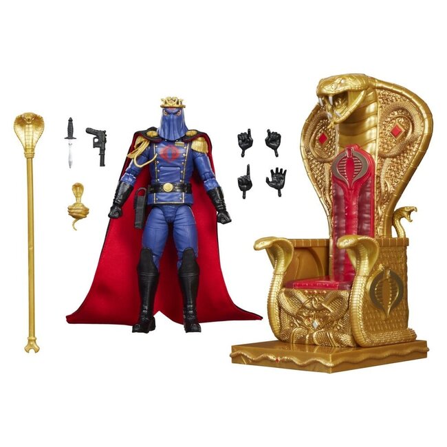 G.I. Joe Classified Series Action Figure Cobra Commander in Dress Uniform & Throne 15 cm