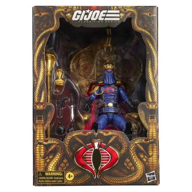 G.I. Joe Classified Series Action Figure Cobra Commander in Dress Uniform & Throne 15 cm