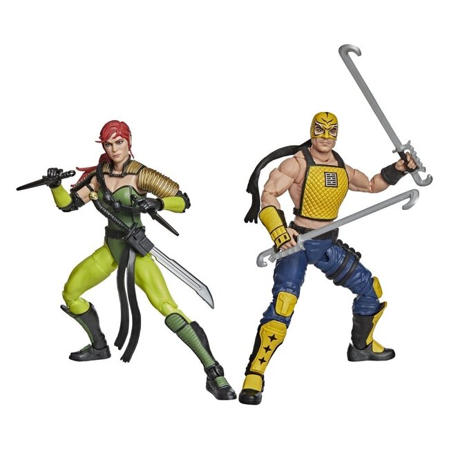 GI Joe Classified Series Actionfiguren-Doppelpack #212 Ninja Force Scarlett & T'Jbang 15 cm