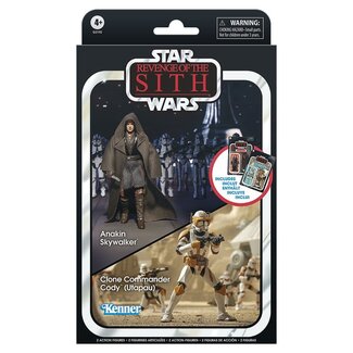 Hasbro Star Wars Episode III Vintage Collection Actionfiguren-Doppelpack: Anakin Skywalker & Klonkommandant Cody (Utapau), 10 cm