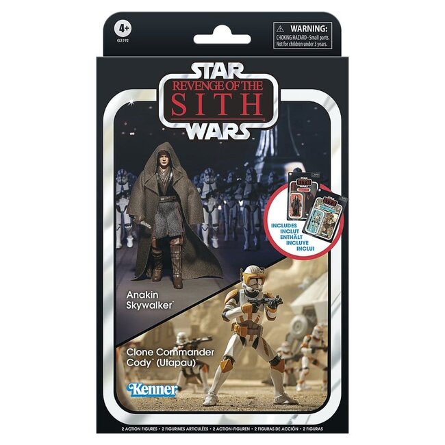 Star Wars Episode III Vintage Collection Action Figure 2-Pack Anakin Skywalker & Clone Commander Cody (Utapau) 10 cm