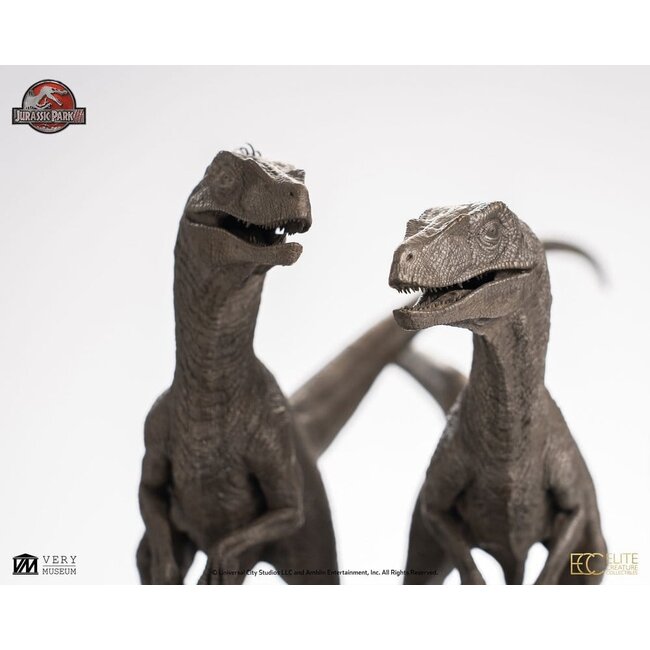 Jurassic Park Statue 1/8 Paar Velociraptoren 30 cm