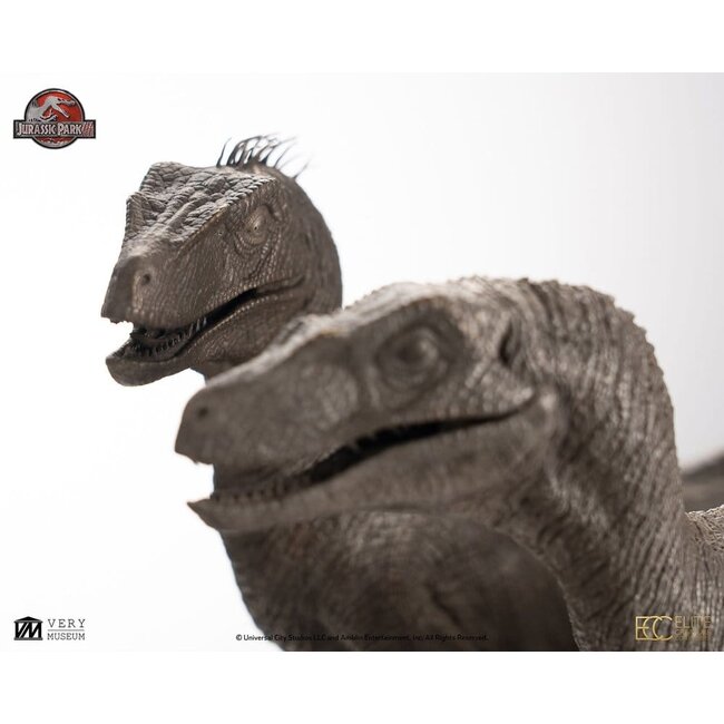Jurassic Park Statue 1/8 Paar Velociraptoren 30 cm