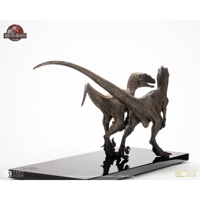 Jurassic Park Statue 1/8 Paar Velociraptoren 30 cm