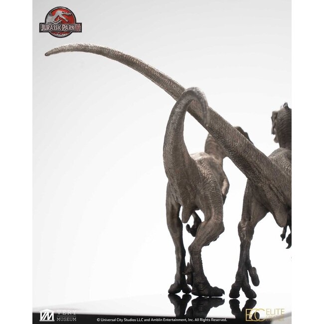 Jurassic Park Statue 1/8 Paar Velociraptoren 30 cm