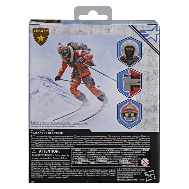 G.I. Joe Classified Series Legacy Collection Action Figure Action Joe - Avalanche Response 15 cm