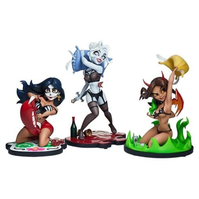 Coffin Comics Designer Statues Set Sleepover In Hell