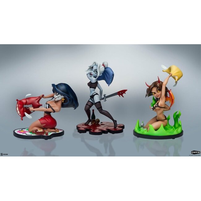 Coffin Comics Designer Statues Set Sleepover In Hell