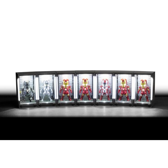 Marvel Mini Egg Minifiguren Iron Man Hall of Armor Blindbox-Sortiment (6) 8 cm