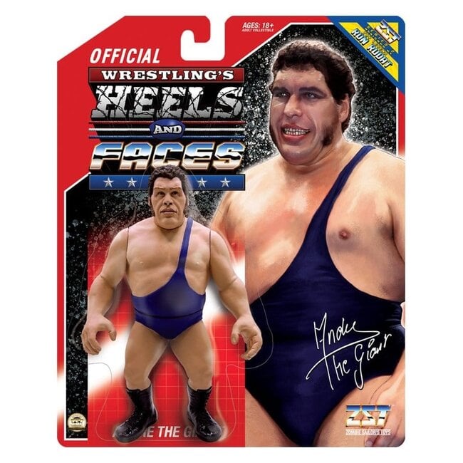 Zombie Sailor's Toys Actionfigur Andre the Giant mit blauem Gurt, 11 cm
