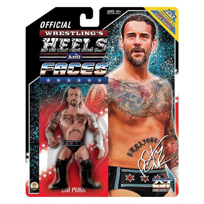 Zombie Sailor's Toys Actionfigur CM PUNK Heels and Faces 11 cm