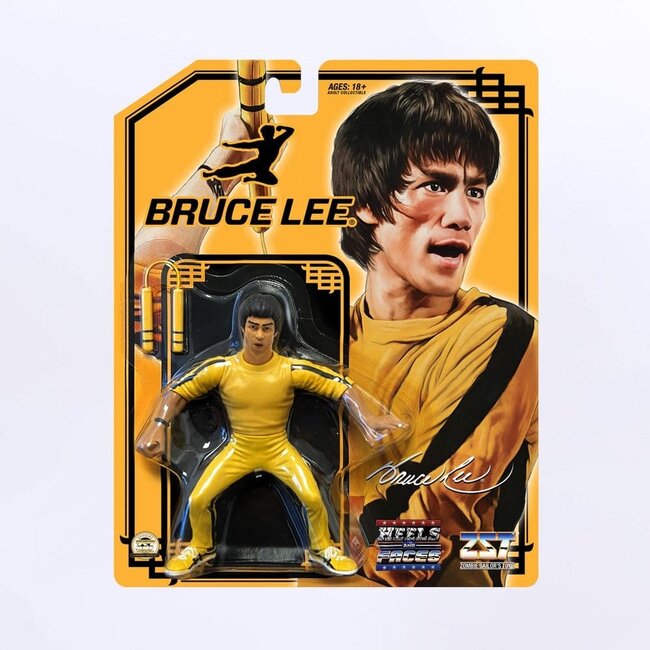 Bruce Lee Zombie Sailor's Toys Actionfigur im gelben Trainingsanzug, 11 cm