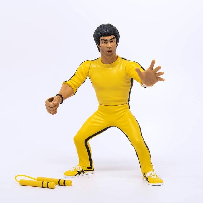 Bruce Lee Zombie Sailor's Toys Actionfigur im gelben Trainingsanzug, 11 cm