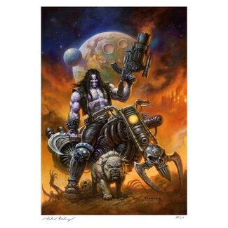 Sideshow Collectibles DC Comics Fine Art Print Lobo™: The Main Man by Alex Horley 46 x 61 cm - unframed