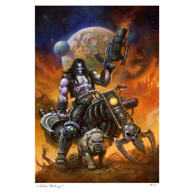 DC Comics Kunstdruck Lobo™: The Main Man von Alex Horley 46 x 61 cm - ungerahmt