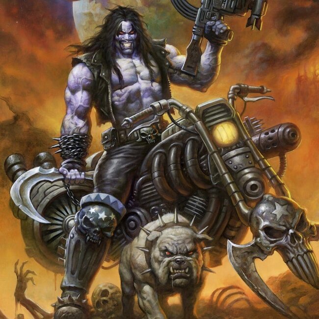 DC Comics Kunstdruck Lobo™: The Main Man von Alex Horley 46 x 61 cm - ungerahmt