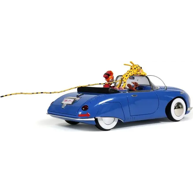 Spirou & Fantasio Resin Statue 1/10 Spirou, Marsupilami & Spip in the Turbotraction 50 cm