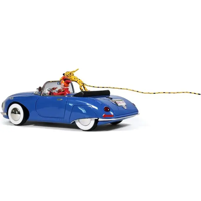Spirou & Fantasio Resin Statue 1/10 Spirou, Marsupilami & Spip in the Turbotraction 50 cm
